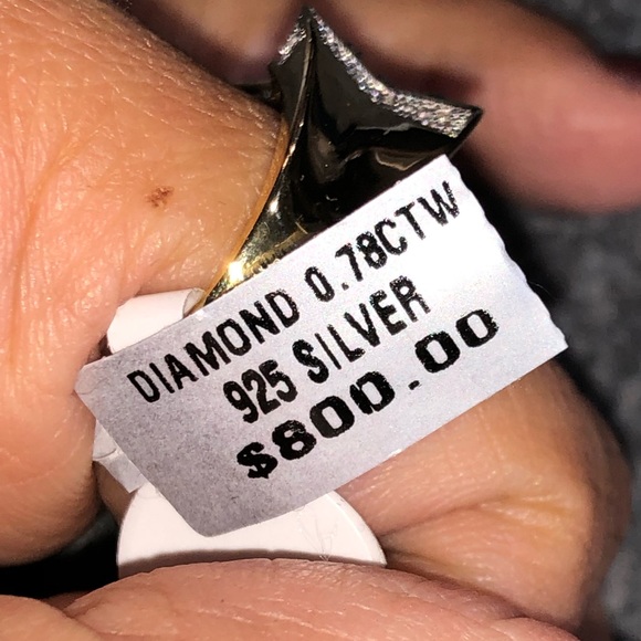 Certified real Diamond star men ring Not CZ! SALE! - Picture 7 of 8